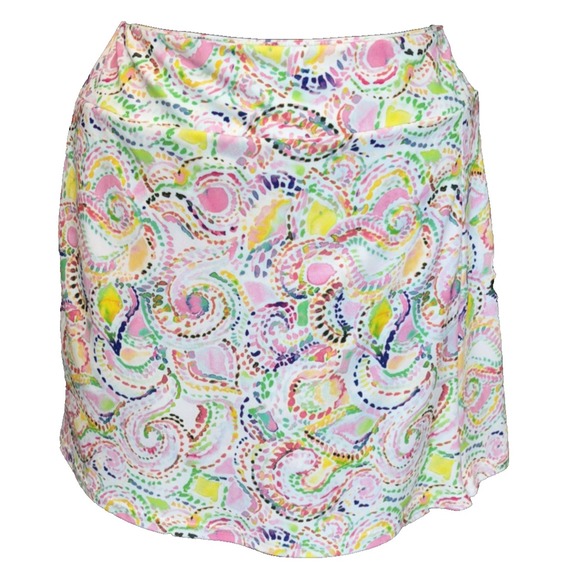Shana Watercolor UPF 50+ Skort Women's M Pastels Sporty Tennis Pickleball Travel - Picture 1 of 10